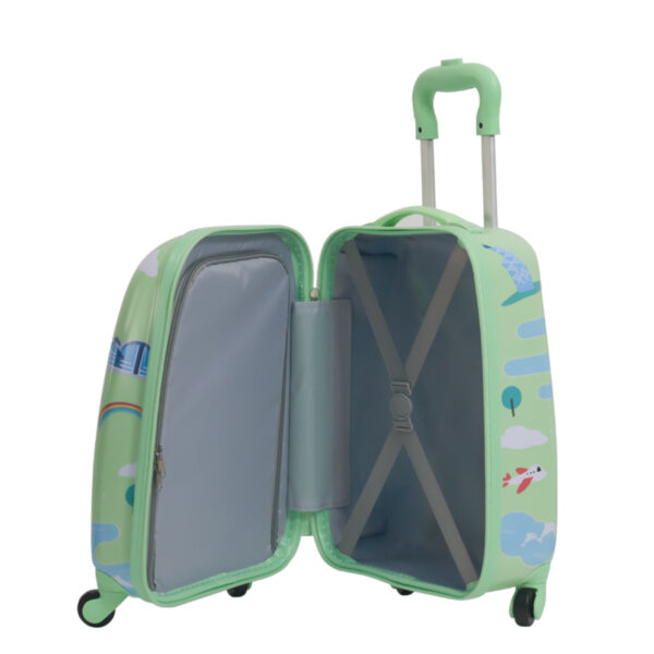 LGA4-16YL-G04 Groen Organiese Kinderbagasie