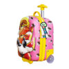 pink squirrel kids luggage