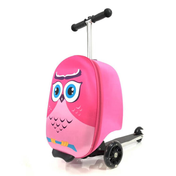 pink owl scooter nga bagahe